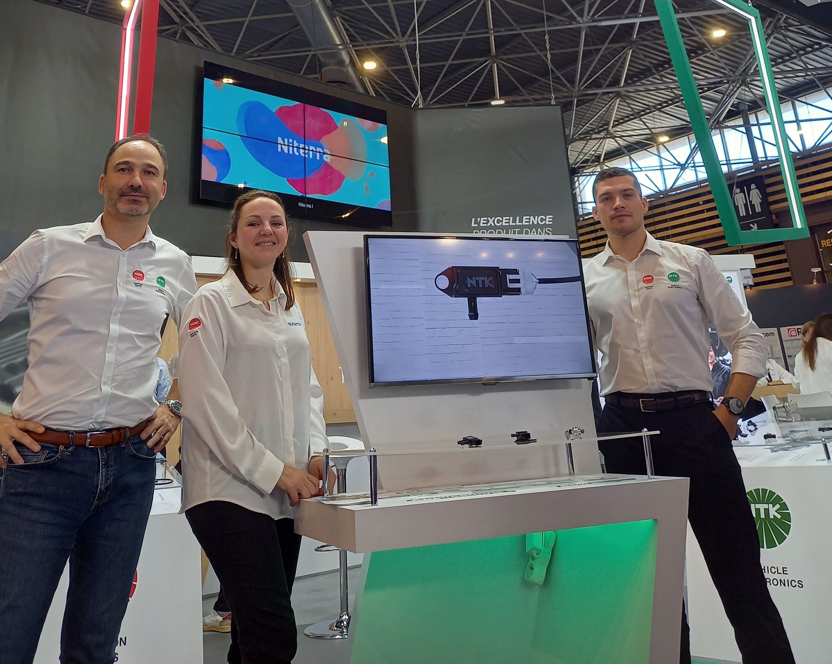 NITERRA EQUIPE MARKETING 2023 - Julien Laronze, Marjorie Mezghiche et Sebastien Tanneau.
