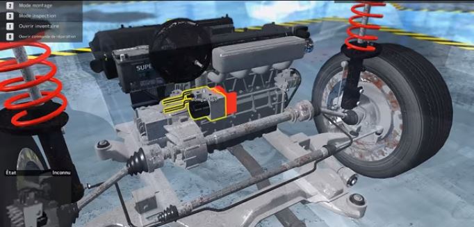 Car Mechanic Simulator moteur 3D