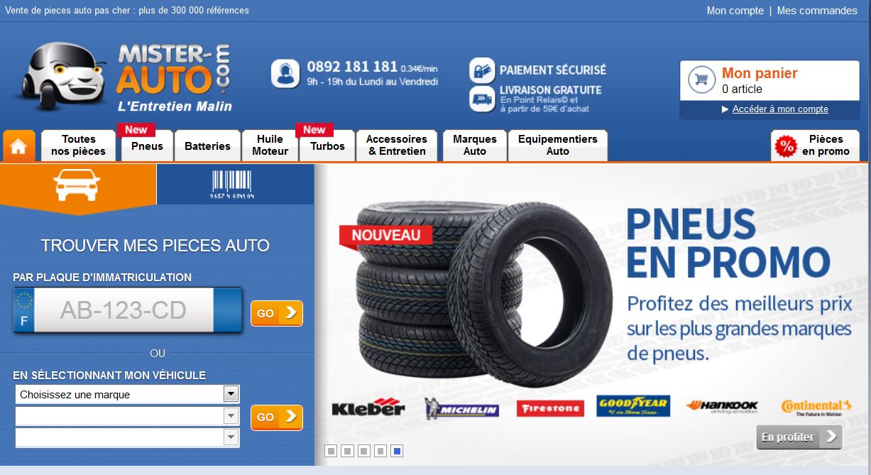 Mister-Auto.com intègre le pneu