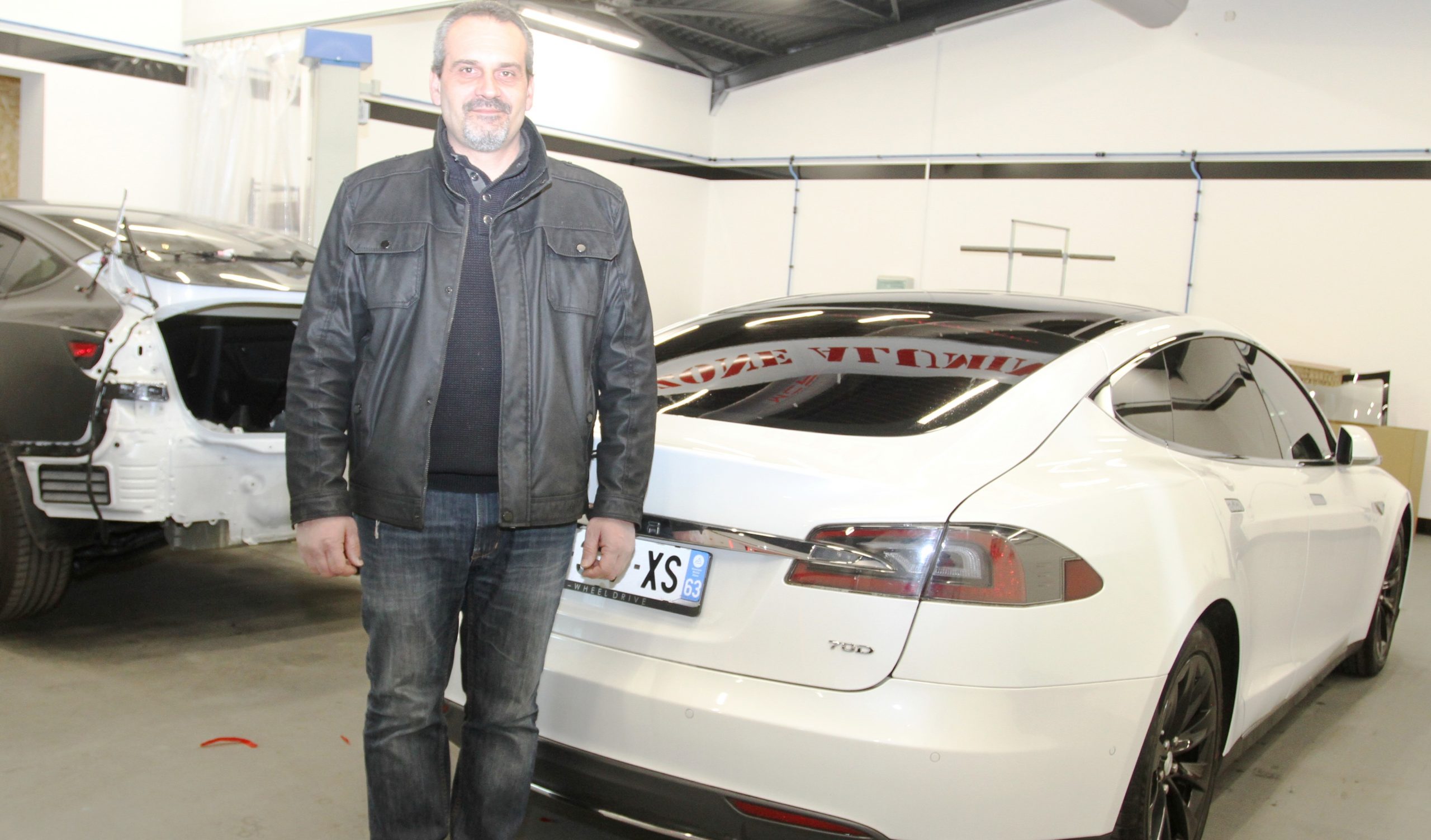 Un Tesla Body Repair Center au cœur de l'Auvergne