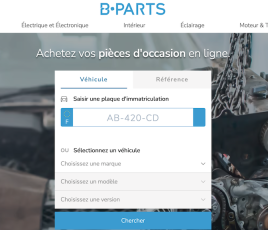 _BPARTS new site screen