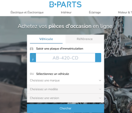 _BPARTS  new site screen