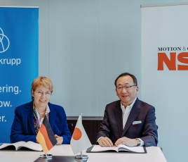 MERZ Martina et NOGAMI Saimon thyssenkrupp/NSK