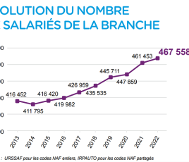 Evo nombre de salariés