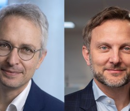 Stéphane Muller (à gauche), chargé de la Direction Assurances IARD Matmut, et Julien Dubois, président fondateur de Valused.