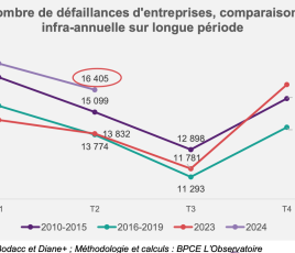 BPCE T2 2024 comparaison infra-annuelle sur longue période