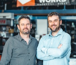 Rémy (à g.) et Jérôme Arbona, dirigeants de SAAS.