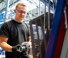 BORG employee testing alternator
