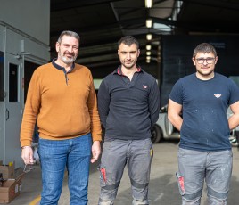 Pascal Bauza et ses fils