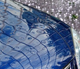 Grêle voiture