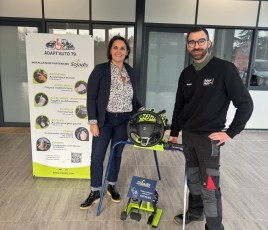 Coralie Gautronneau et Thomas Marsault les créateurs du garage Adapt’Auto 79