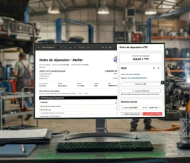 Visuel ordre de réparation