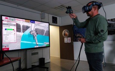 Simulateur de formation peinture en réalité virtuelle R-M