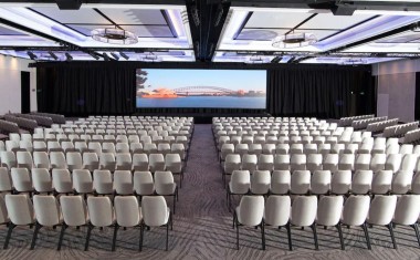 La salle de conférence du Four Seasons de Sydney.