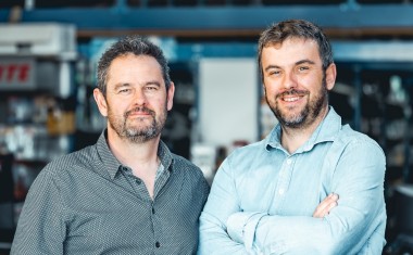 Rémy (à g.) et Jérôme Arbona, dirigeants de SAAS.