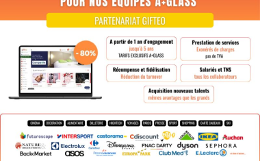 Partenariat A+Glass Gifteo