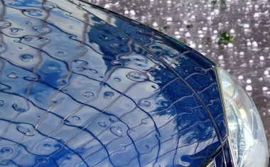 Grêle voiture