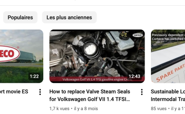 Pastille vidéo Corteco