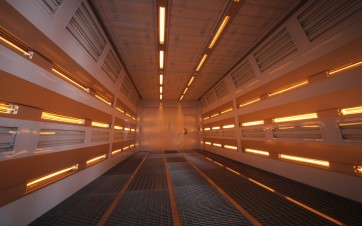CABINE CMC RAPTOR VUE INTERIEURE