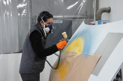WORLDSKILLS 2023 CHARTRES EPREUVE DE DECOR DE SURFACE TRAÇAGE