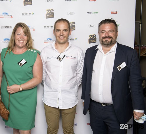 Nicolas et Laurence Lentin - Eurorepar Car Service à Nérac (47) -  avec Florian Grimault aux Ze Awards de l’auto