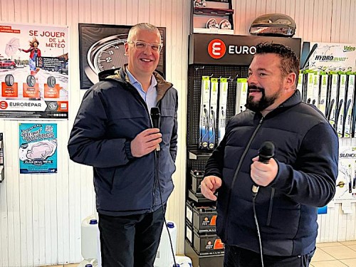 Florian Grimault avec Hervé Guignard - Garage Montréverd Mobilities (85)
