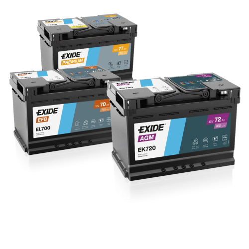Batterie Exide Range