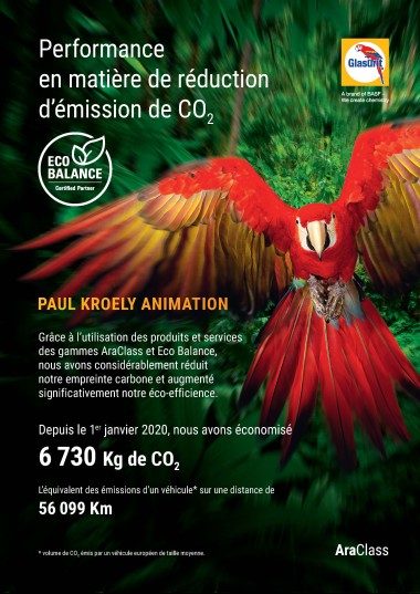 Certificat remis au Groupe Paul Kroely Animation