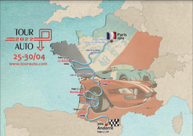 Le parcours du Tour Auto 2022