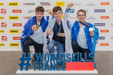 Podium Tôlerie-Carrosserie WorldSkills France 2023
