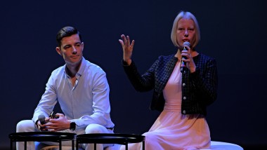 Sylvain Thizy et Inès Jean