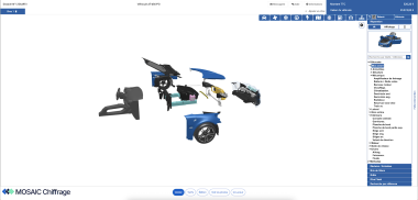 Un exemple d'éclaté sur Mosaic