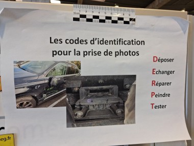 Codes d'identification prise de photos Promeg
