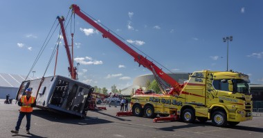 Démonstration relevage bus