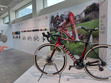 Vélo Aurum peint par Lechler