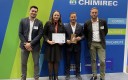 Eddy Montoya (Chimirec), Céline Sicre (Fix Auto), Olivier Grouillard (Fix Auto) et Aurélien Dumarche (Chimirec)